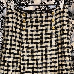 Talbots tweed houndstooth skirt 12p